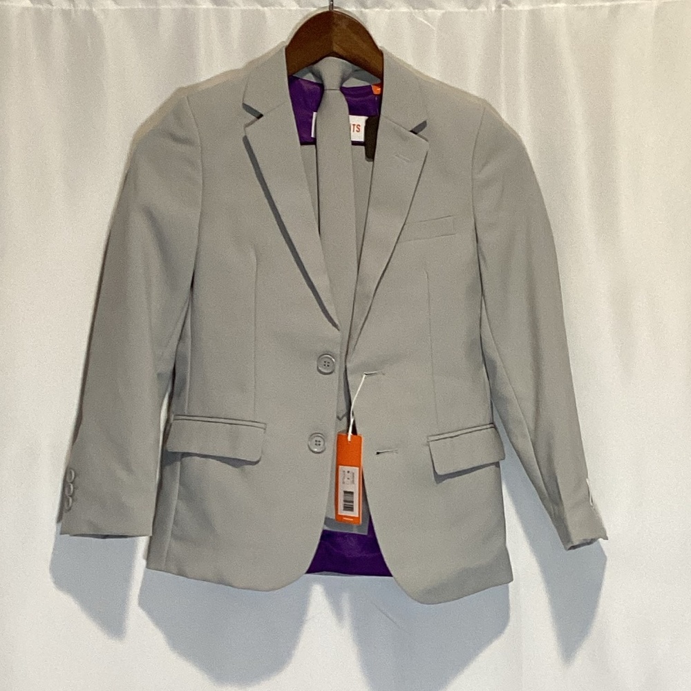 74. Opposuit Boys Gray 3pc Suit NWT Size 10